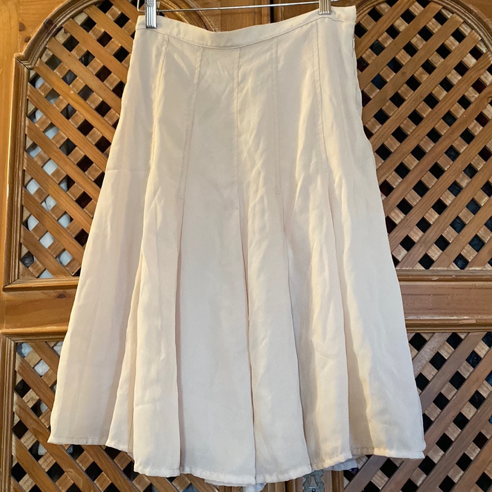 Cream skirt